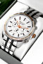 Function Men's Wristwatch Steel Cord Silver-White Bracelet Gift 3Atm Sdfer170 - 5