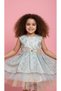 Girl's Blue Party Dress - 2
