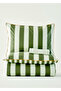 100% Cotton Line Double Duvet Cover Set Green (200x220 cm) - 3