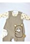 Cute Bear Embroidered Baby Set (Beanie Not Included) - 5