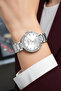 Steel Cord Stone Case Women Wrist Watch Silver Sdfer183 - 4