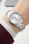 Steel Cord Steel Case Women Wrist Watch Silver Sdfer191