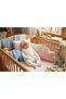 New Born Girl Long Sleeve Ecru Striped Lace Detail Five-Piece Set