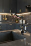 Luxury Titanium and Gold - Rustic Kitchen Sink Faucet