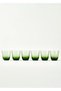Colore Cut Glass Green 6-Piece Set (320 Cc)