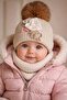 1 - 4 Years Old Baby Girl Wool Beret Hat Stylish Design