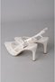 SEÇ 699 Tulle Detailed Mother-of-Pearl Shoes (Heel Height 9.5 cm) MOTHER-OF-PEARL - 4