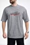 Men's Retro Pop 3D Effect Street Style Gray T-Shirt