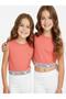 Children's Pink Sports Regular Fit Top T-Shirt - 4