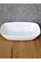 White Melamine 17x13.5cm Corrugated Pit Sauce Bowl, Salad, Snack Bowl Dish Healthy Hygienic - 2