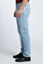 Men Slim Fit Washed Stretchable Denim, Light Blue - 2