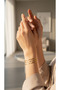 Triple Zigzag Steel Bracelet - Steel - 3