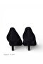 Women's Classic Short-Heeled Leather Shoes - 7