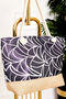Patterned Straw Detailed Beach Bag -127 - 2