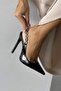Reiko Stone Detailed Black Patent Leather - 3