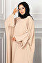 Ceyda Tesettür Abaya Cream - 2