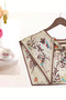 Luxury Shoulder Shawl with Bird and Spring Branches Pattern |   'Bird Song' Handmade Premium Satin Scarf Collar - 3