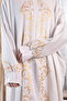 Women's Zip-Up One-Piece Leaf Embroidered Prayer Dress - 5