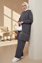 Chain Detail Double Suit 1660 - Anthracite - 4