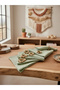 Premium Linen Sage Green 6-Piece Napkin Set (40x40) With Hair Clip Gift - 4