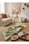 Premium Linen Sage Green 6-Piece Napkin Set (40x40) With Hair Clip Gift - 5