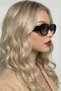 Baccur Unisex Brown Vintage New Season Rectangular Colorful Sunglasses - 3