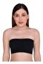 Women's Strapless Seamless Padded Bandeau Tube Top Bra, Removable Pads, Size S to 2XL - 2