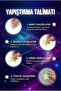 الكواكب والنجوم الفسفورية تتوهج في الظلام 36 ملصقًا - 3