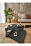 Smoked (Dark Gray) Premium Napkin Set of 6 (WITH BUCKLE GIFT) 40x40