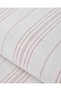 Crystal Vibe Yarn Dyed Single Bed Sheet Duvet Cover Set 160X220 cm Pink - 3
