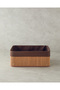 Gina Dark Brown Bamboo Basket - 2