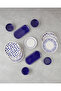 Cosmos Ceramic Breakfast Set 14 Pieces for 6 People Navy Blue - 5