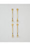 Flora Stainless Steel Cocktail Forks 4 Pieces Gold