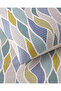 Modern Braid Easy-Iron Single Bed Sheet Duvet Cover Set 160X220 cm Green-Blue - 5