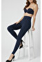 Extra High Waist Shaping Navy Blue Corset Leggings
