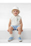Cotton Sleeveless Hooded 2-Piece Printed Top and Shorts Set - 3