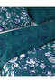 Ruby Garden Flannel Single Bed Sheet Duvet Cover Set 160X220 cm Dark Green - 7