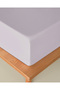 Novella Premium Soft Cotton Single Plus Fitted Sheet 120X200 cm Lilac - 3