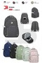Water Repellent, Sweat-Proof, Crinkle Fabric Covered Multi-Compartment High School and Middle School Unisex Backpack Daily Special - 6
