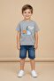 Smoked Submarine Printed Baby Boy Short Sleeve T-Shirt 20940