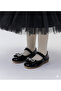 Girl's Black Patent Leather School Orthopedic Ballet Shoes - 5