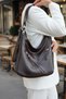 Women's Backpack and Shoulder Bag with 2 Large Main Compartments and 5 Different Internal Compartments