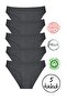 5-Pack Women's 100% Cotton Heart Bikini Panties Made in Turkey