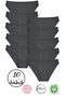 10-Pack Women's 100% Cotton Heart Bikini Panties Made in Turkey - 2