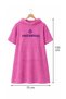 Women's Pink Hooded Pool & Beach Poncho – Women's Oversized Towel Dress - 5