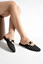Women's Pearl-Embellished Closed Stylish Slippers Gift Daily Dowry Slippers Stc1223