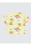 Boy's T-Shirt 6-9 Years Light Yellow - 3