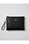 iPad Compatible Large Size Quilted Portfolio Clutch Handbag
