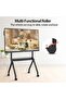 TV Trolley Stand 55–100 Inch, 120kg Capacity, Locking Wheels, Max VESA 940x600 | FD580 - 4