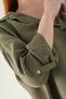 Khaki Oversized Shirt 2893 - 4
